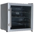 LEC DF50GC Black & Silver Wine / Beer Fridge